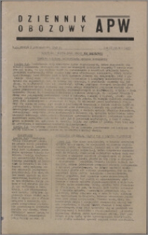 Dziennik Obozowy APW 1945.10.02, R. 2 nr 209