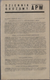 Dziennik Obozowy APW 1945.10.06, R. 2 nr 213