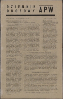Dziennik Obozowy APW 1945.10.11, R. 2 nr 217
