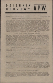 Dziennik Obozowy APW 1945.10.12, R. 2 nr 218