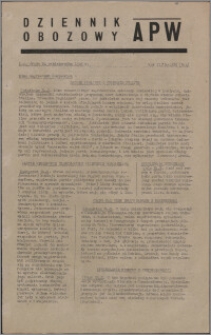 Dziennik Obozowy APW 1945.10.24, R. 2 nr 228