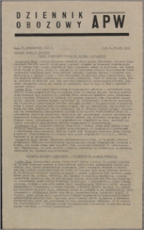 Dziennik Obozowy APW 1945.10.25, R. 2 nr 229