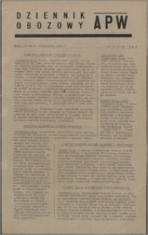 Dziennik Obozowy APW 1945.10.26, R. 2 nr 230