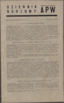 Dziennik Obozowy APW 1945.10.30, R. 2 nr 233