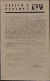 Dziennik Obozowy APW 1945.11.05, R. 2 nr 237
