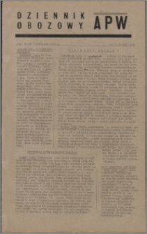 Dziennik Obozowy APW 1945.11.07, R. 2 nr 239