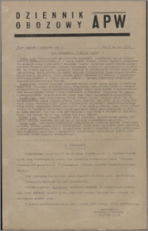 Dziennik Obozowy APW 1945.11.09, R. 2 nr 241