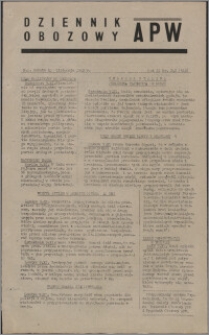 Dziennik Obozowy APW 1945.11.10, R. 2 nr 242