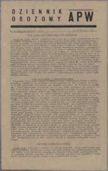 Dziennik Obozowy APW 1945.11.14, R. 2 nr 245
