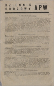 Dziennik Obozowy APW 1945.11.21, R. 2 nr 251