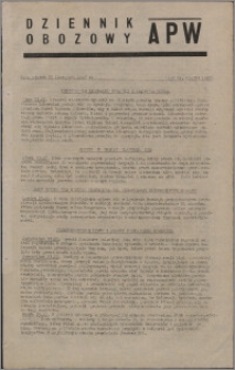 Dziennik Obozowy APW 1945.11.23, R. 2 nr 253