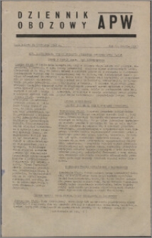 Dziennik Obozowy APW 1945.11.24, R. 2 nr 254