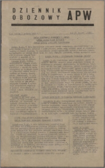 Dziennik Obozowy APW 1945.12.01, R. 2 nr 260