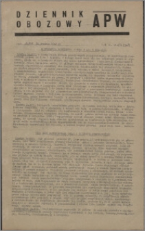 Dziennik Obozowy APW 1945.12.14, R. 2 nr 271