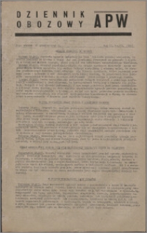 Dziennik Obozowy APW 1945.12.18, R. 2 nr 274