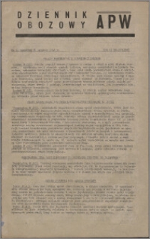 Dziennik Obozowy APW 1945.12.20, R. 2 nr 276