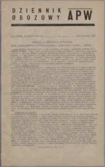 Dziennik Obozowy APW 1945.12.28, R. 2 nr 280