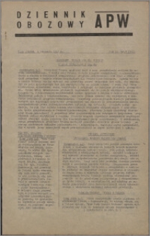 Dziennik Obozowy APW 1946.01.04, R. 3 nr 3