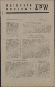 Dziennik Obozowy APW 1946.01.05, R. 3 nr 4