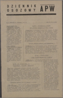 Dziennik Obozowy APW 1946.01.10, R. 3 nr 8