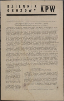Dziennik Obozowy APW 1946.01.11, R. 3 nr 9