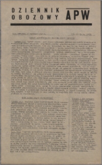 Dziennik Obozowy APW 1946.01.17, R. 3 nr 14