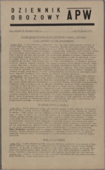 Dziennik Obozowy APW 1946.01.22, R. 3 nr 18