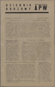Dziennik Obozowy APW 1946.01.23, R. 3 nr 19