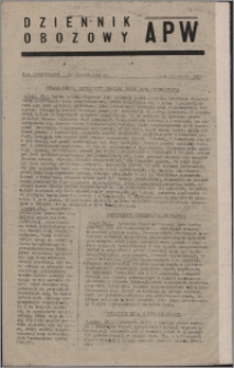 Dziennik Obozowy APW 1946.01.28, R. 3 nr 22