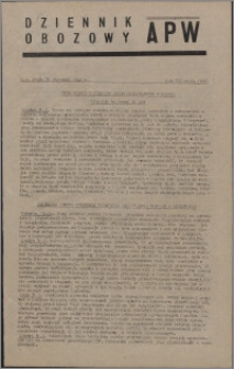 Dziennik Obozowy APW 1946.01.30, R. 3 nr 24