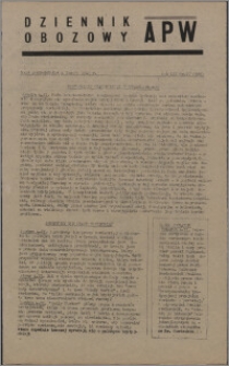 Dziennik Obozowy APW 1946.02.04, R. 3 nr 27