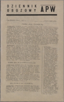 Dziennik Obozowy APW 1946.02.05, R. 3 nr 28