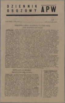 Dziennik Obozowy APW 1946.02.06, R. 3 nr 29