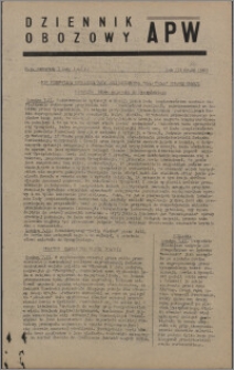 Dziennik Obozowy APW 1946.02.07, R. 3 nr 30