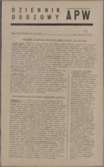Dziennik Obozowy APW 1946.02.18, R. 3 nr 39