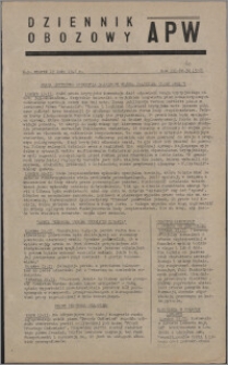 Dziennik Obozowy APW 1946.02.19, R. 3 nr 40