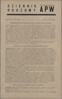 Dziennik Obozowy APW 1946.02.20, R. 3 nr 41