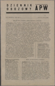 Dziennik Obozowy APW 1946.02.21, R. 3 nr 42