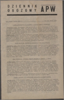Dziennik Obozowy APW 1946.03.06, R. 3 nr 52