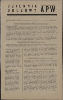 Dziennik Obozowy APW 1946.03.13, R. 3 nr 58