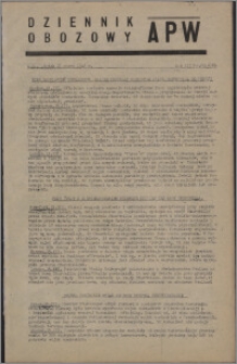 Dziennik Obozowy APW 1946.03.15, R. 3 nr 60