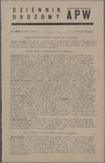 Dziennik Obozowy APW 1946.03.20, R. 3 nr 64