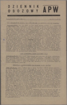Dziennik Obozowy APW 1946.03.22, R. 3 nr 66