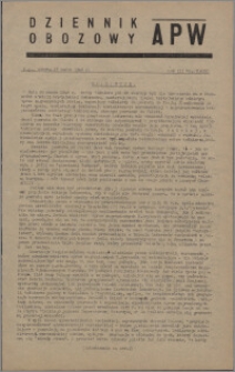 Dziennik Obozowy APW 1946.03.23, R. 3 nr 67