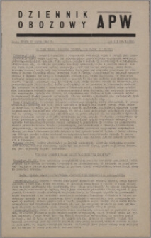 Dziennik Obozowy APW 1946.03.27, R. 3 nr 70