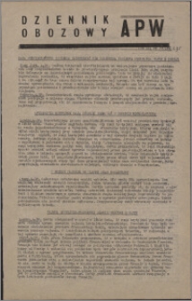 Dziennik Obozowy APW 1946.04.04, R. 3 nr 77