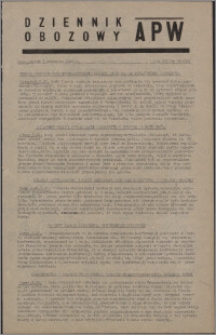 Dziennik Obozowy APW 1946.04.05, R. 3 nr 78
