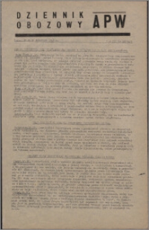 Dziennik Obozowy APW 1946.04.10, R. 3 nr 82