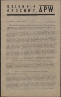 Dziennik Obozowy APW 1946.04.18, R. 3 nr 89