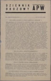 Dziennik Obozowy APW 1946.04.24, R. 3 nr 91